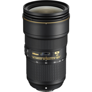 Nikon AF-S NIKKOR 24-70mm F2.8E ED VR (New) Lens
