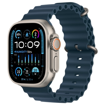 Apple Watch Ultra 2 GPS + Cellular, 49mm Titanium Case with Ocean Band